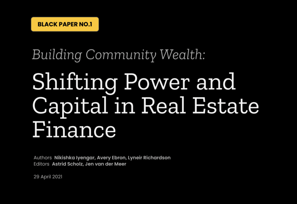 Shifting Power and Capital in Real Estate Finance